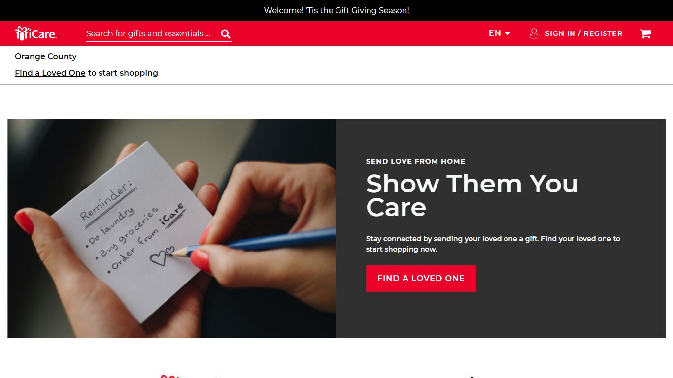 Orange County, FL Facility Landing Page - icaregifts.com